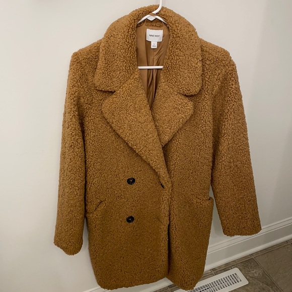 Nine West Midlength Teddy Coat | Poshmark